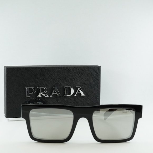 Prada Other - 💯 NEW PRADA PR19WS 1AB2B0 SHINY BLACK/MIRROR GREY UNISEX SUNGLASSES